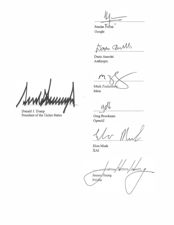 公开签名页，职务行将 United States 写成 Unites States